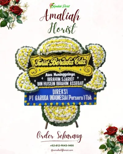 Papan Bunga Duka di Alang-alang Lebar
